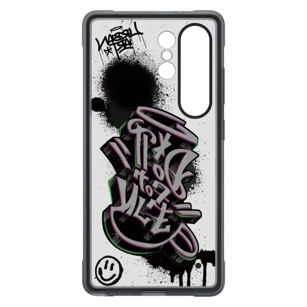 Samsung Flipsuit Case izturīgs silikona maciņš priekš Samsung Galaxy S25 Ultra - melns