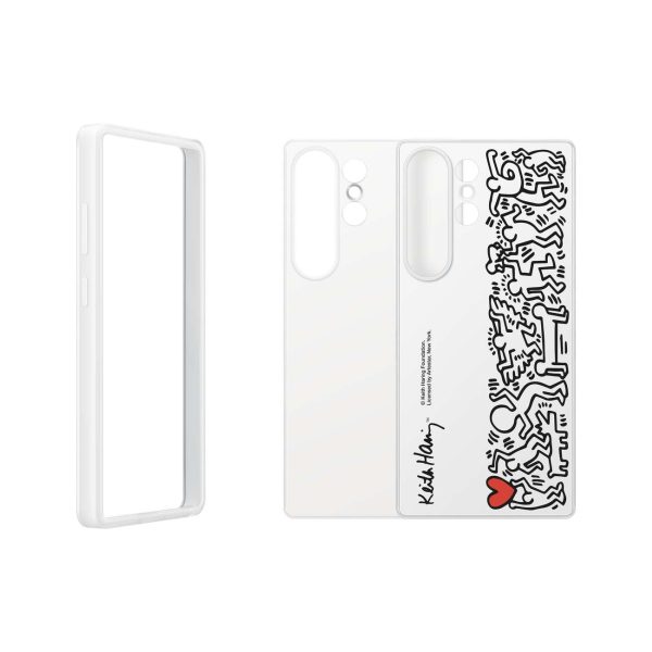 Samsung Flipsuit maciņš priekš Samsung Galaxy S25 Ultra - balts