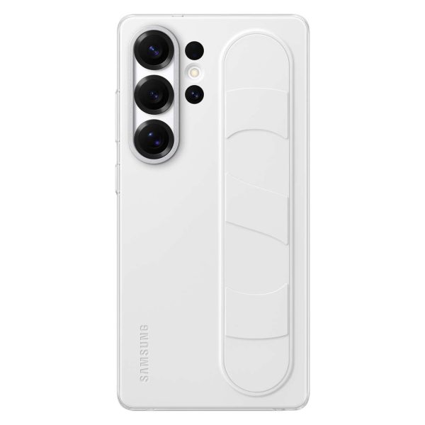 Samsung Galaxy S25 Ultra maciņš ar statīvu, balts