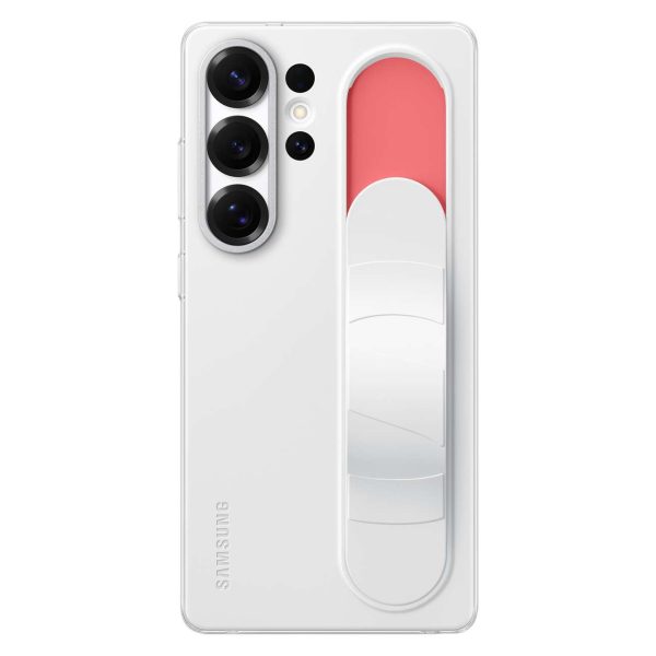 Samsung Galaxy S25 Ultra maciņš ar statīvu, balts