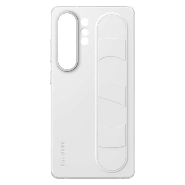 Samsung Galaxy S25 Ultra maciņš ar statīvu, balts