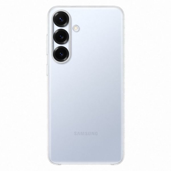 Samsung caurspīdīgs silikona aizmugurējais vāciņš priekš Samsung Galaxy S25+ - caurspīdīgs