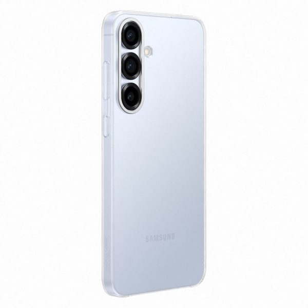 Samsung caurspīdīgs silikona aizmugurējais vāciņš priekš Samsung Galaxy S25+ - caurspīdīgs