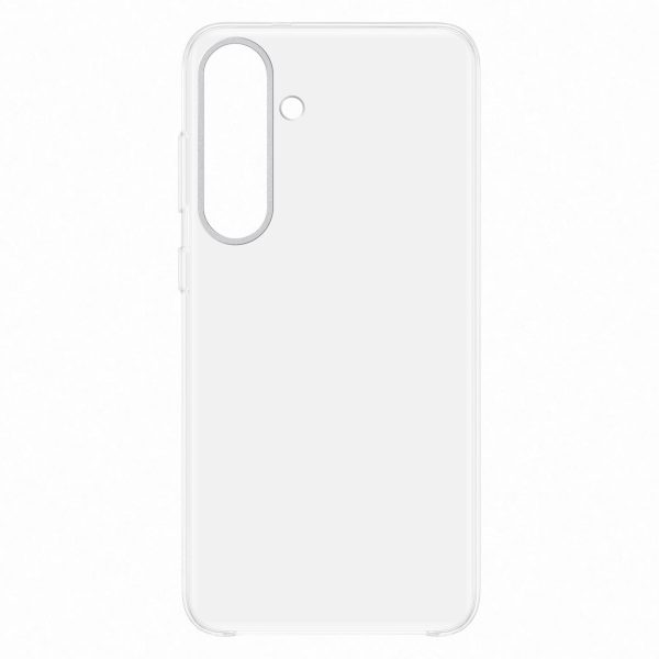 Samsung caurspīdīgs silikona aizmugurējais vāciņš priekš Samsung Galaxy S25+ - caurspīdīgs