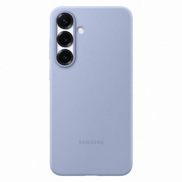 Samsung silikona maciņš priekš Samsung Galaxy S25+ - gaiši zils