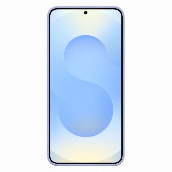 Samsung silikona maciņš priekš Samsung Galaxy S25+ - gaiši zils
