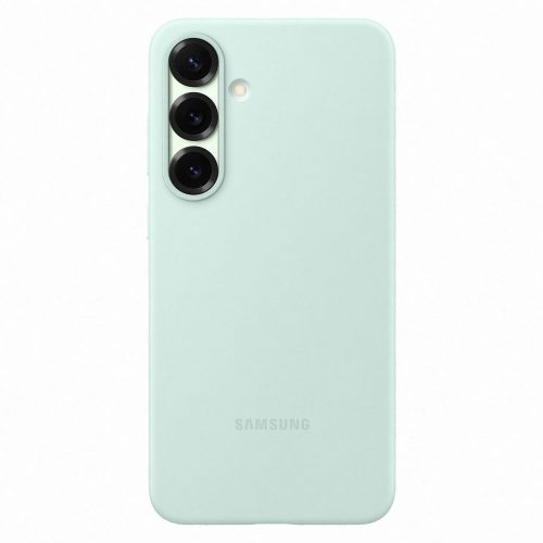Samsung silikona maciņš priekš Samsung Galaxy S25+ - piparmētru krāsā