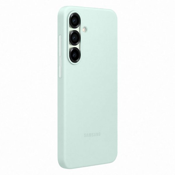 Samsung silikona maciņš priekš Samsung Galaxy S25+ - piparmētru krāsā