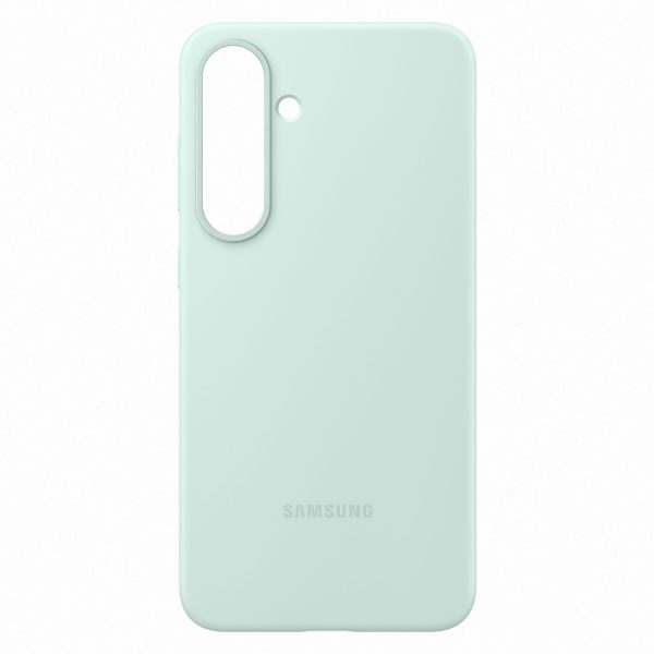 Samsung silikona maciņš priekš Samsung Galaxy S25+ - piparmētru krāsā