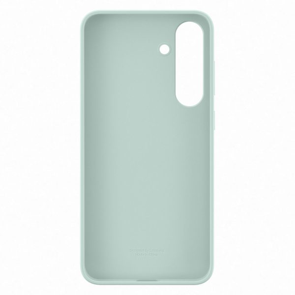 Samsung silikona maciņš priekš Samsung Galaxy S25+ - piparmētru krāsā