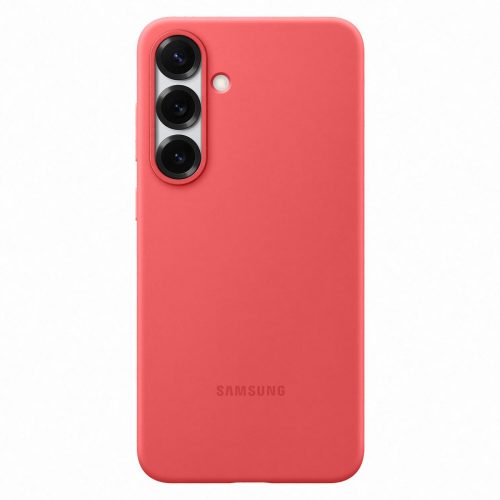 Samsung silikona maciņš Samsung Galaxy S25+ tālrunim - sarkans