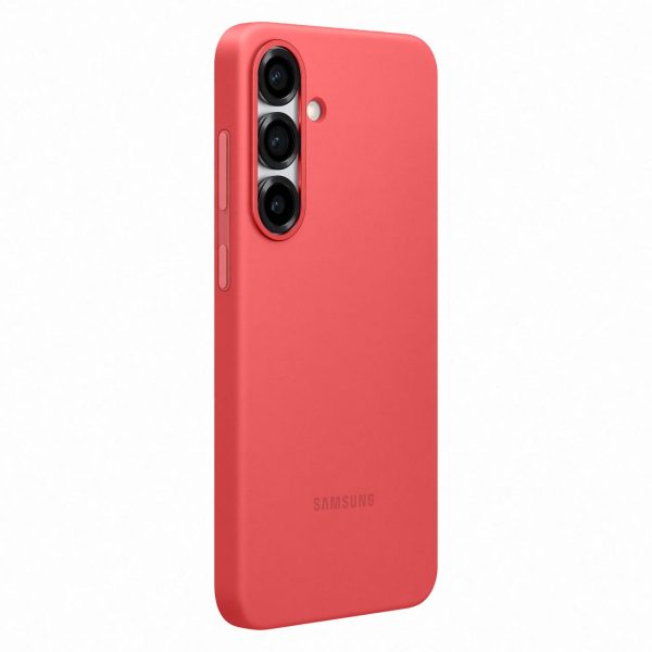 Samsung silikona maciņš Samsung Galaxy S25+ tālrunim - sarkans