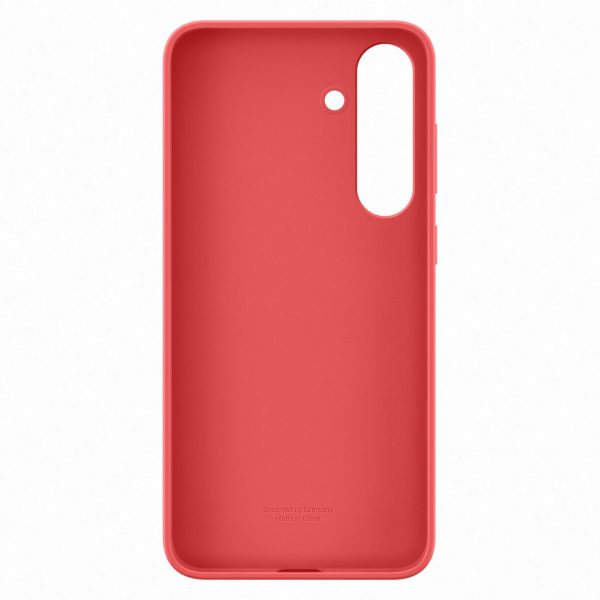 Samsung silikona maciņš Samsung Galaxy S25+ tālrunim - sarkans