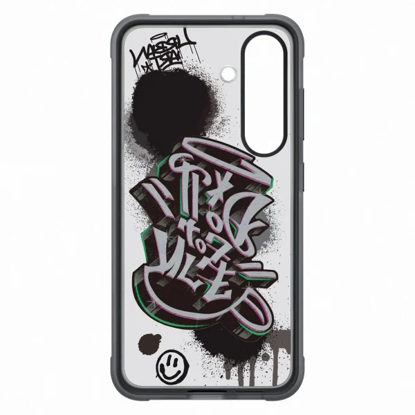 Samsung Flipsuit Case izturīgs silikona maciņš priekš Samsung Galaxy S25+ - melns