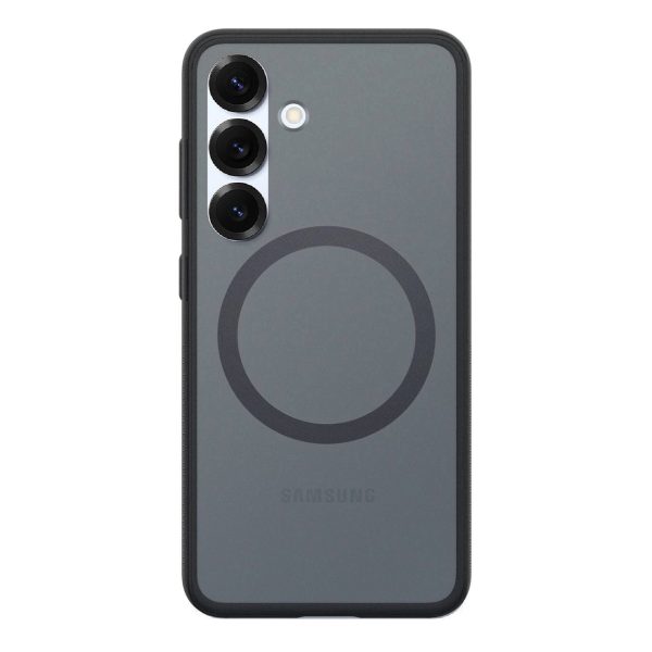 Spigen Capella MagFit silikona maciņš Samsung Galaxy S25+ tālrunim - melns