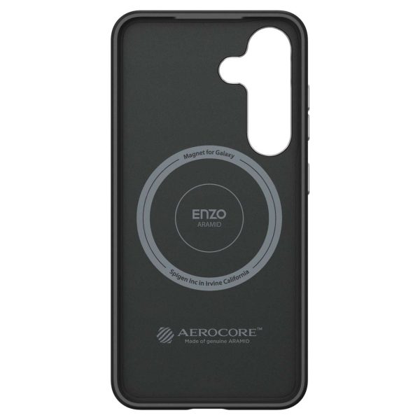 Spigen Enzo Aramid MagFit silikona maciņš priekš Samsung Galaxy S25+ - melns