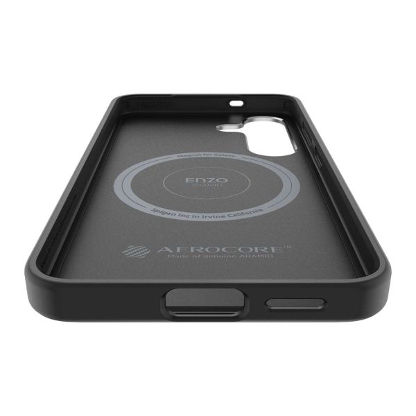 Spigen Enzo Aramid MagFit silikona maciņš priekš Samsung Galaxy S25+ - melns
