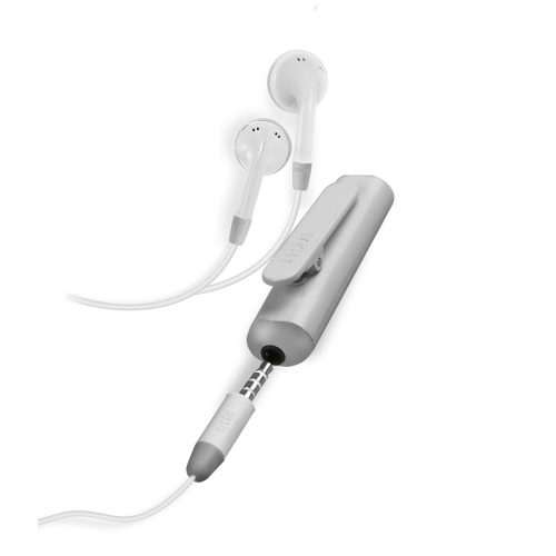Bluetooth adaptera bezvadu uztvērējs ar stereo komplektu - pelēks