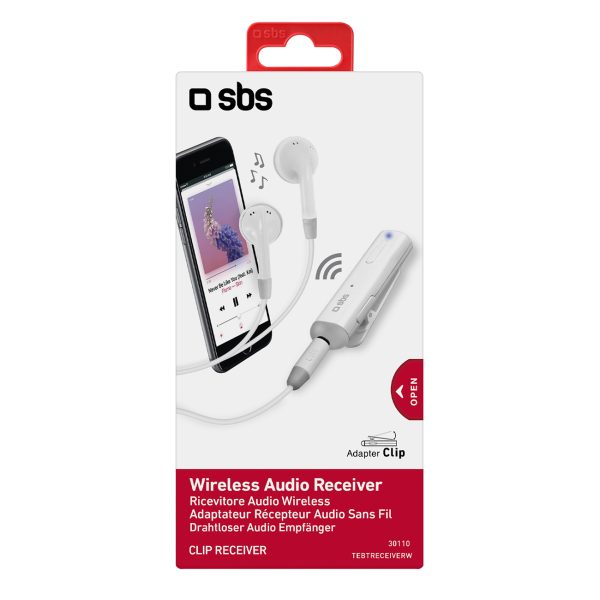 Bluetooth adaptera bezvadu uztvērējs ar stereo komplektu - pelēks
