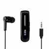 Bezvadu Bluetooth austiņas ar klipsi - melnas