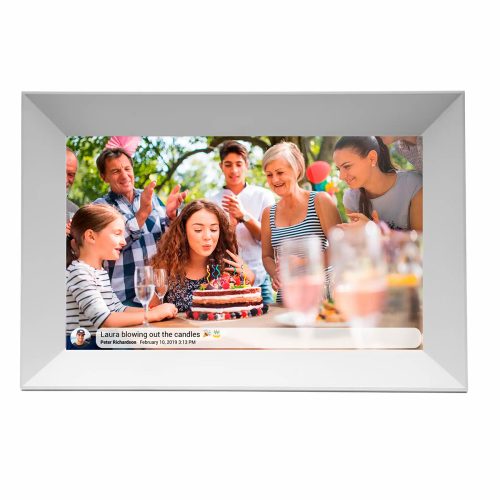 Digitālais foto rāmis 16 GB 10,1 collas - balts