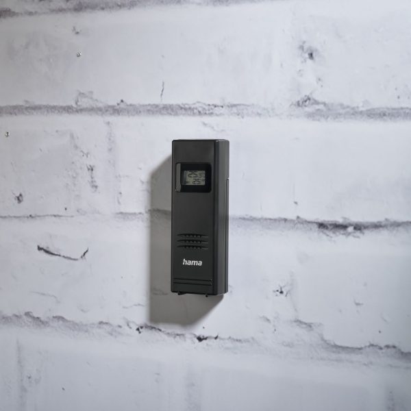 Hama Premium meteoroloģiskā stacija ar krāsainu USB displeju - melna