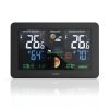Hama Premium meteoroloģiskā stacija ar krāsainu USB displeju - melna