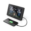Hama Premium meteoroloģiskā stacija ar krāsainu USB displeju - melna