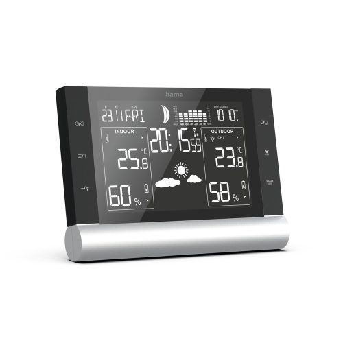 Black Line Plus meteoroloģiskā stacija termometrs/higrometrs - melns