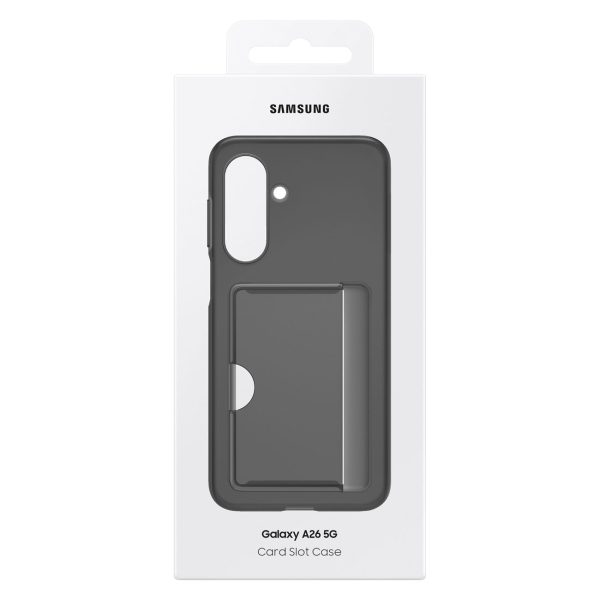 Samsung karšu slota maciņš EF-OA266TBEGWW ar karšu slotu priekš Samsung Galaxy A26 5G - melns