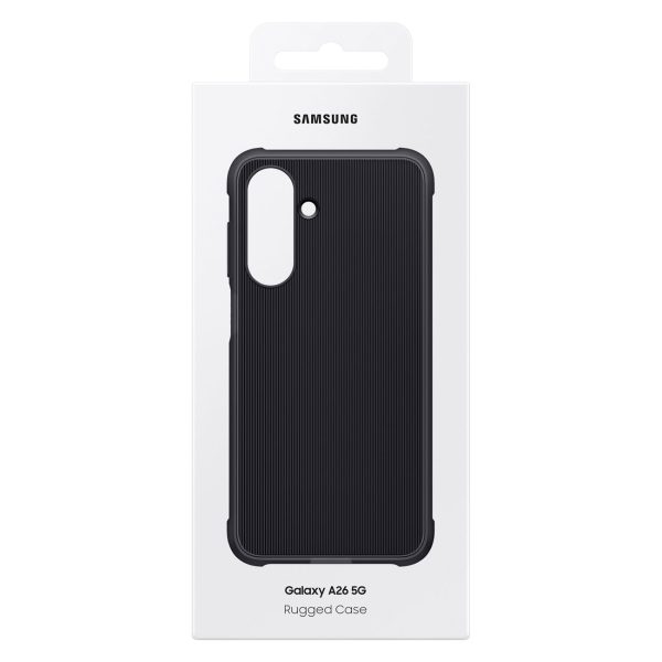 Samsung izturīgs silikona maciņš Samsung Galaxy A26 5G tālrunim - melns