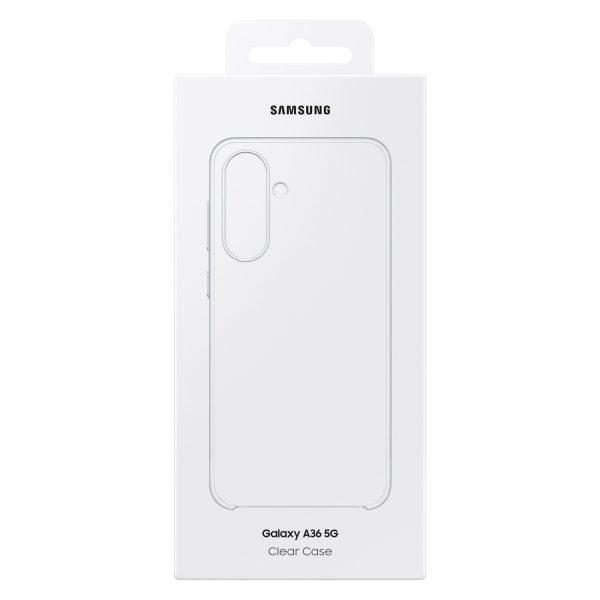 Samsung caurspīdīgs silikona maciņš priekš Samsung Galaxy A36 5G - caurspīdīgs