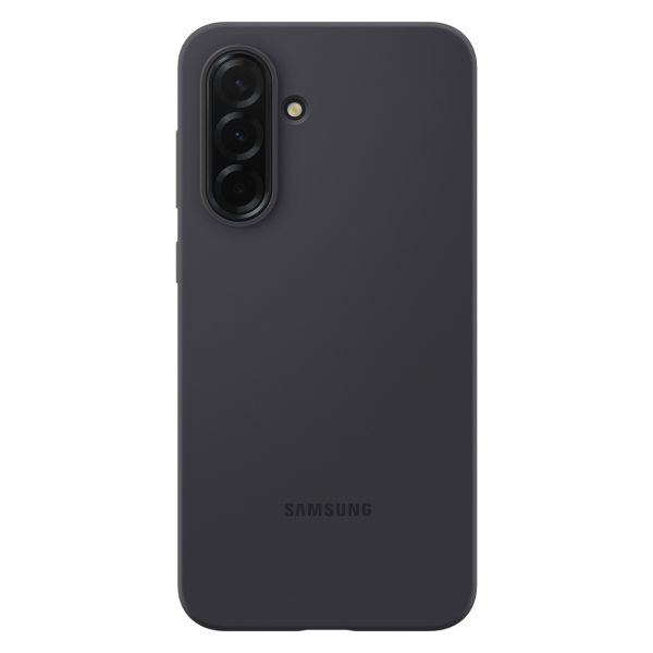 Samsung izturīgs silikona maciņš Samsung Galaxy A36 5G tālrunim - melns