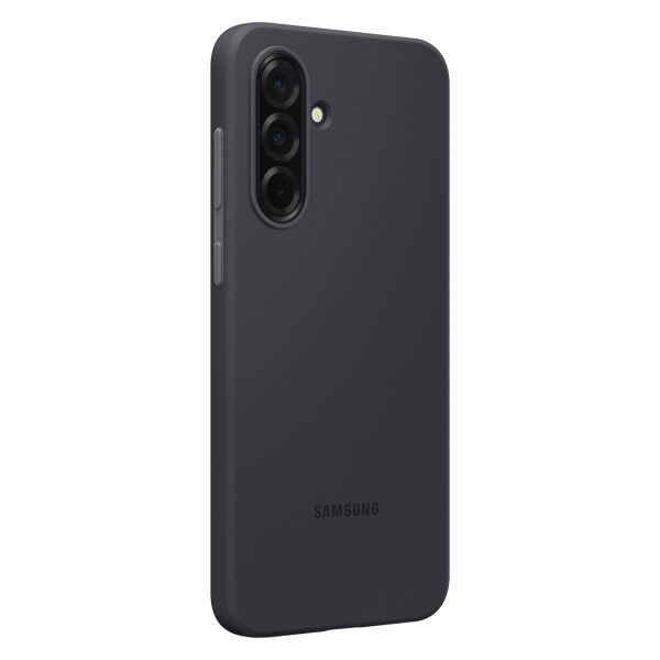 Samsung izturīgs silikona maciņš Samsung Galaxy A36 5G tālrunim - melns