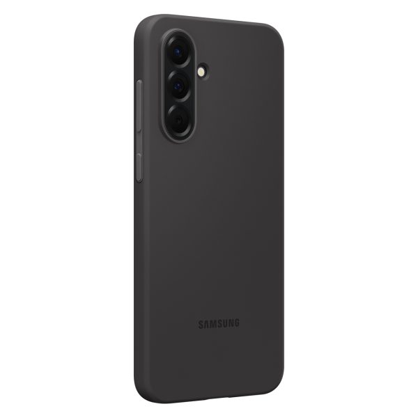 Samsung silikona maciņš priekš Samsung Galaxy A56 5G - melns