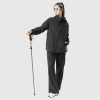 Nūjošanas trekinga nūjas, alumīnija, 110–130 cm – brūnas