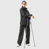 Nūjošanas alumīnija trekinga nūjas 110 - 130 cm - violetas