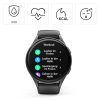 Hama 8900 GPS AMOLED viedpulkstenis 1.43'' ar silikona siksniņu - melns