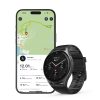 Hama 8900 GPS AMOLED viedpulkstenis 1.43'' ar silikona siksniņu - melns