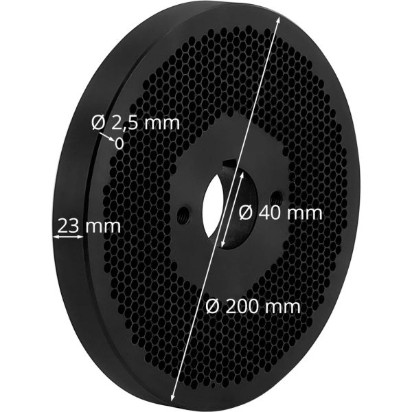 Granulu preses WIE-PM-1000 matrica diametrā. 200 caurumi 2,5 mm