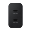 Samsung USB-C 50W sienas lādētājs ar USB-C kabeli - melns