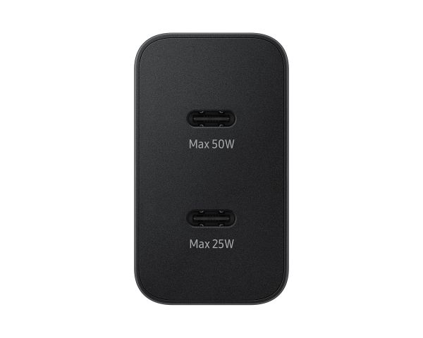 Samsung USB-C 50W sienas lādētājs ar USB-C kabeli - melns