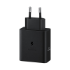 Samsung USB-C 50W sienas lādētājs ar USB-C kabeli - melns