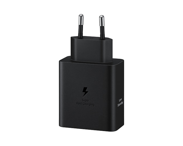 Samsung USB-C 50W sienas lādētājs ar USB-C kabeli - melns