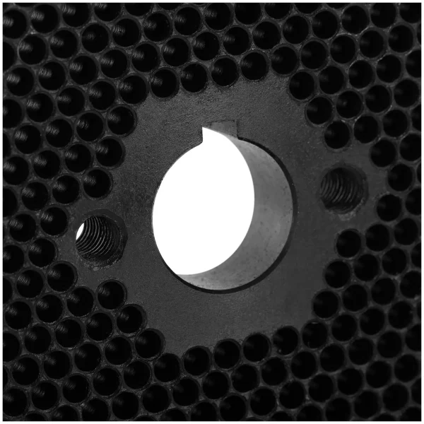 Matrica granulu presei WIE-PM-1500 WIE-PM-500 dia. 120 caurumi 2,5 mm