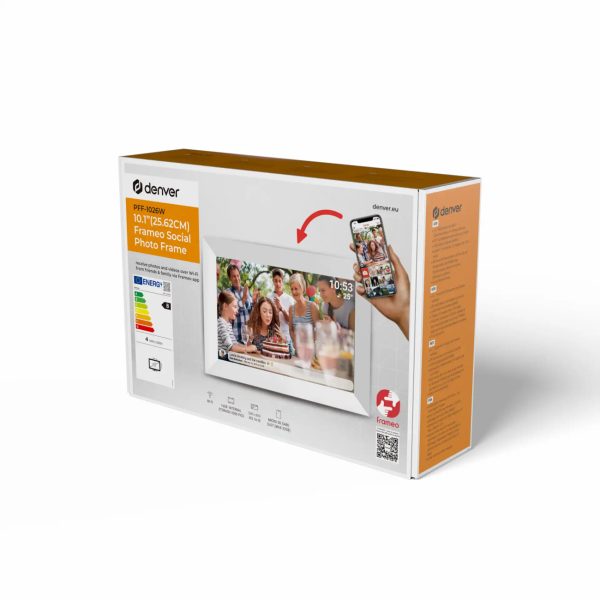 Digitālais foto rāmis PFF-1026W 10.1'' 16GB microSD Wi-Fi - balts