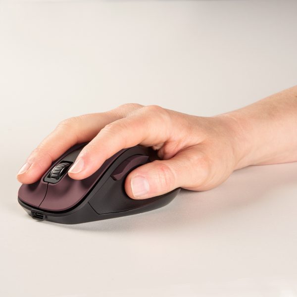 MW-500 V2 bezvadu pele ar akumulatoru - bordo