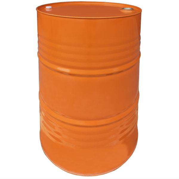 Tērauda metāla muca TH 216,5L ar rievām, 3/4 un 2 korķiem vākā - ORANGE MIX