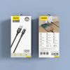 Kabelis USB-A - iPhone Lightning pinums 3A 30W 1.2m - melns