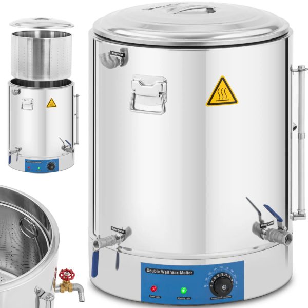 Medus atdalītājs ar sildīšanas apvalku 70 l 30-110C 3000 W